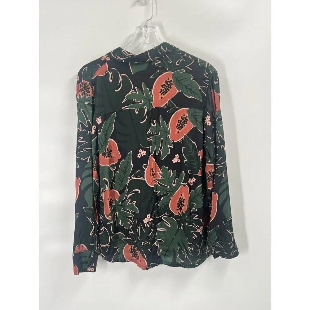 Smash And Tess x The Birds Papaya Long Sleeve Pajama Set Sz Small